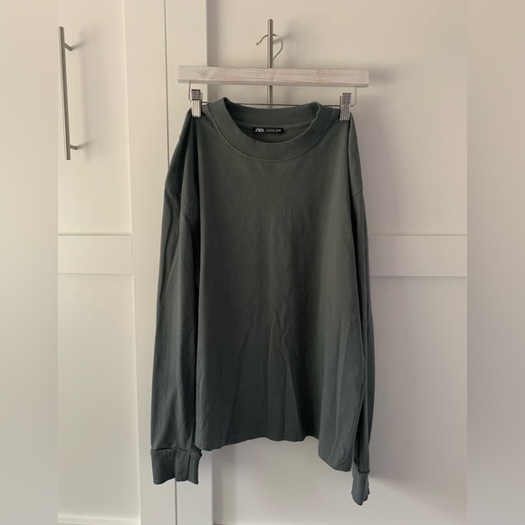 ZARA LONG SLEEVED SHIRT - Picture 6 of 8
